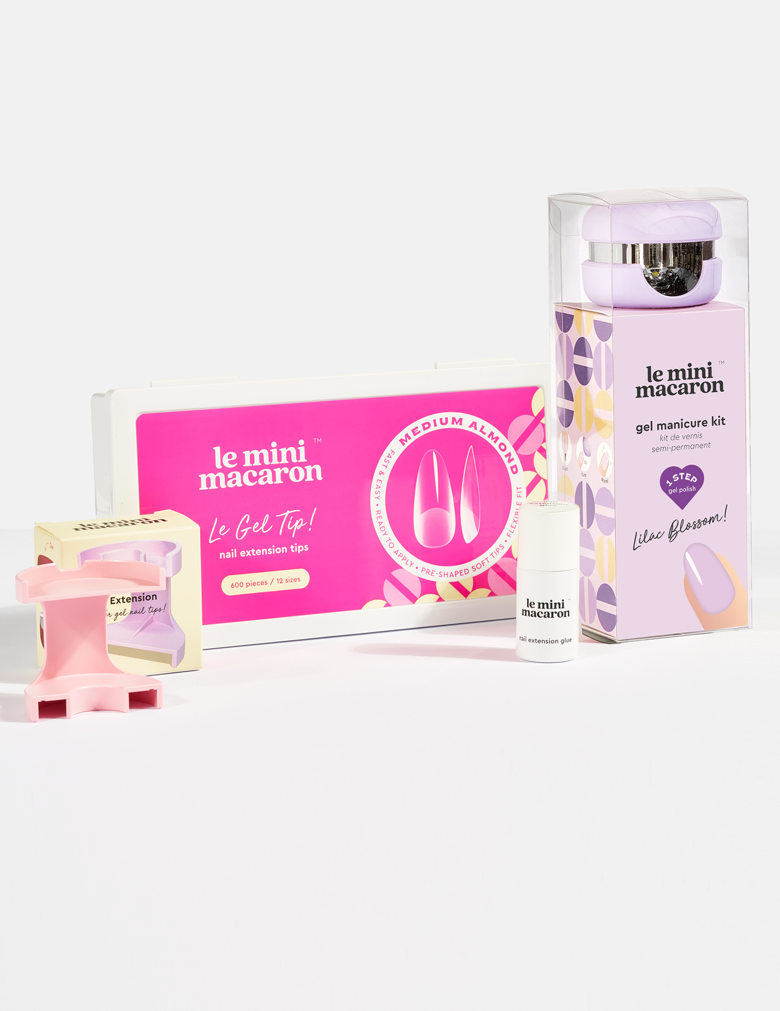 Lilac Blossom Kit + Le Gel tips + Glue