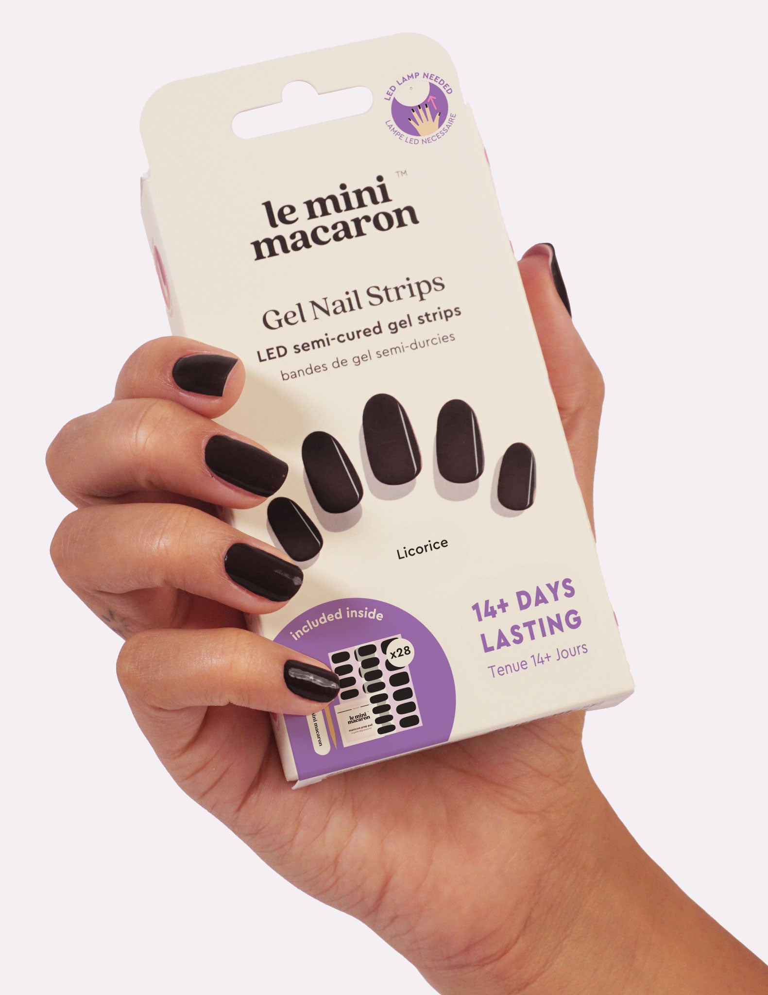 Gel Nail Strips - Licorice